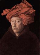 Portrait of a Man in a Turban possibly a self-portrait Jan Van Eyck